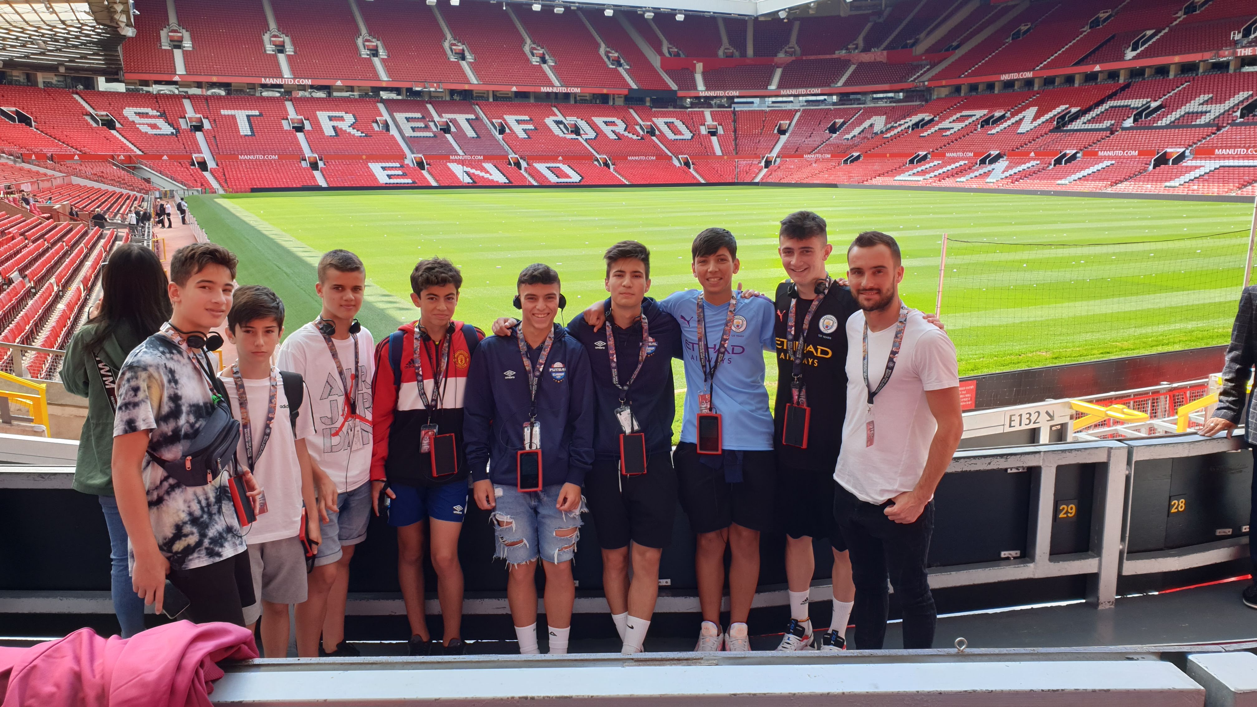 Day trip to Old Trafford, home of Manchester United